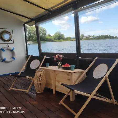 Houseboat Gdy-50, Dom Na Wodzie Z Sauna I Jacuzzi Båthotell